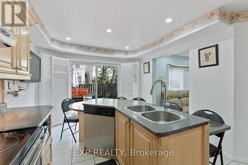 3553 Nutcracker Drive, Mississauga (Lisgar), ON - Indoor Photo Showing Kitchen With Double Sink