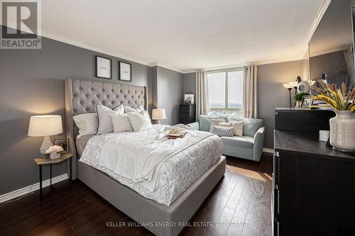 1606 - 41 Markbrook Lane, Toronto (Mount Olive-Silverstone-Jamestown), ON - Indoor Photo Showing Bedroom