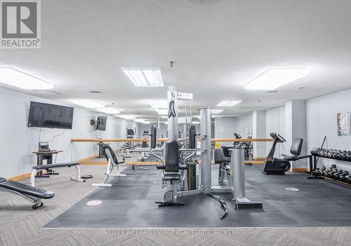 1606 - 41 Markbrook Lane, Toronto (Mount Olive-Silverstone-Jamestown), ON - Indoor Photo Showing Gym Room