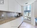 910 - 85 Bloor Street E, Toronto (Church-Yonge Corridor), ON  - Indoor Photo Showing Kitchen With Double Sink 