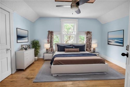 Virtually Staged - Interior Design Possibilities - 174 Lake Street, St. Catharines, ON - Indoor Photo Showing Bedroom