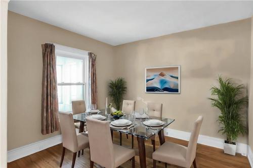 Virtually Staged - Interior Design Possibilities - 174 Lake Street, St. Catharines, ON - Indoor Photo Showing Dining Room