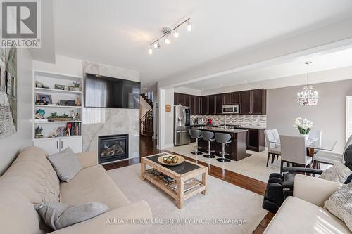 21 Killington Avenue, Vaughan (Kleinburg), ON - Indoor Photo Showing Living Room With Fireplace