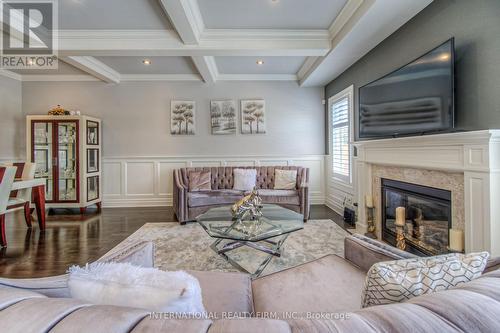 3360 Roma Avenue, Burlington (Alton), ON - Indoor Photo Showing Living Room With Fireplace