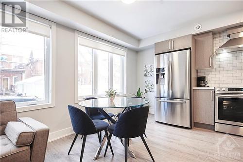 569 Mcleod Street Unit#1, Ottawa, ON - Indoor Photo Showing Kitchen With Stainless Steel Kitchen