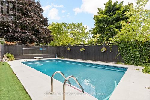 33 Hillcrest Avenue, Brant, ON - Outdoor With In Ground Pool With Backyard