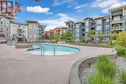 567 Yates Road Unit# 201, Kelowna, BC - Outdoor With In Ground Pool With Balcony