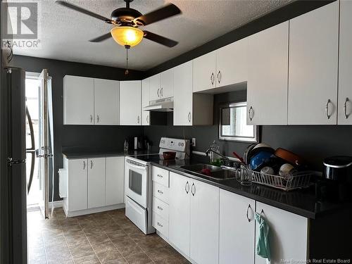 10 Boucher Street, Campbellton, NB - Indoor Photo Showing Kitchen With Double Sink