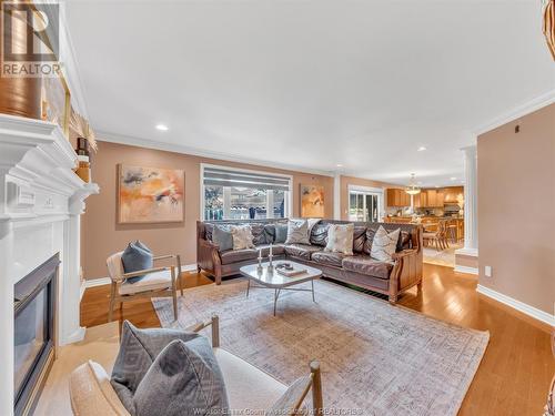 455 Orchard Park Drive, Lakeshore, ON - Indoor Photo Showing Living Room With Fireplace