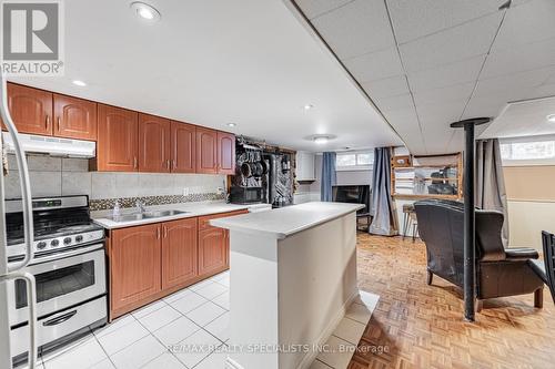 43 Ashfield Drive, Toronto (Eringate-Centennial-West Deane), ON - Indoor Photo Showing Kitchen With Double Sink