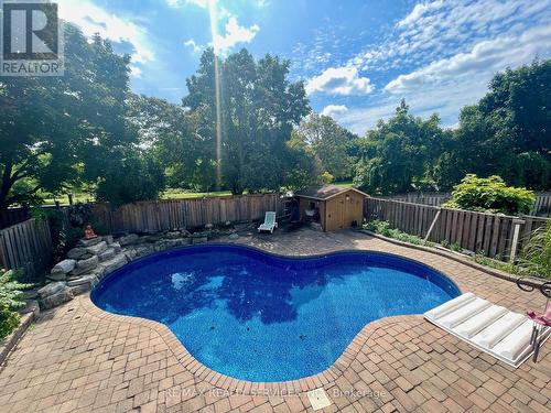 104 Lord Simcoe Drive, Brampton (Westgate), ON - Outdoor With In Ground Pool With Deck Patio Veranda With Backyard