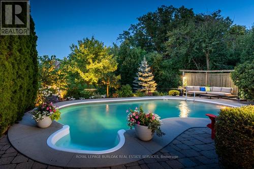 2185 Meadowland Drive, Oakville (River Oaks), ON - Outdoor With In Ground Pool With Backyard