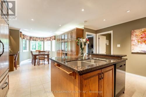 47 Woodend Drive, Hamilton, ON - Indoor Photo Showing Kitchen With Double Sink