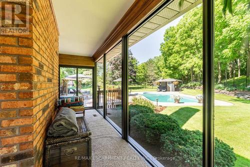 47 Woodend Drive, Hamilton, ON - Outdoor With In Ground Pool With Deck Patio Veranda