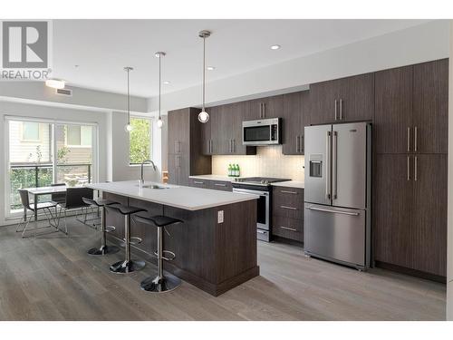 3630 Mission Springs Drive Unit# 108, Kelowna, BC - Indoor Photo Showing Kitchen With Stainless Steel Kitchen With Upgraded Kitchen