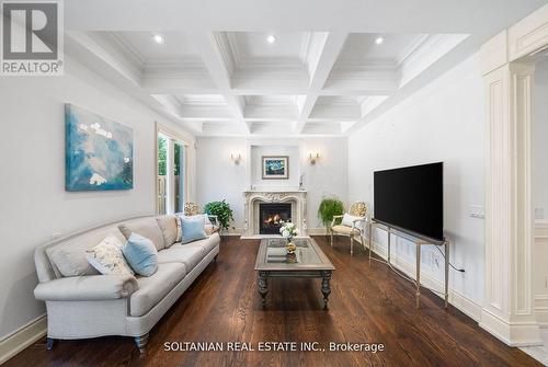 176 Empress Avenue, Toronto, ON - Indoor Photo Showing Living Room With Fireplace