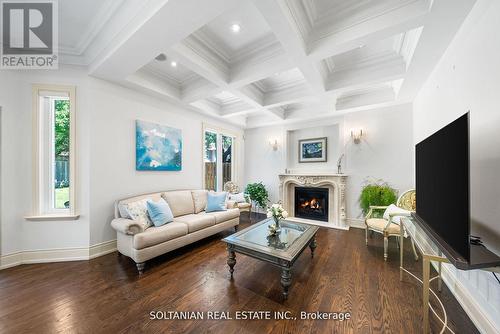 176 Empress Avenue, Toronto, ON - Indoor Photo Showing Living Room With Fireplace