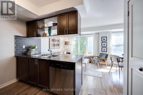 5 - 88 Munro Street, Toronto (South Riverdale), ON - Indoor Photo Showing Kitchen With Double Sink