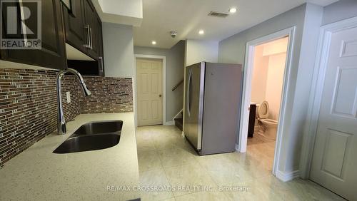 Bsmt - 215 Symington Avenue, Oshawa (Windfields), ON - Indoor Photo Showing Kitchen With Double Sink