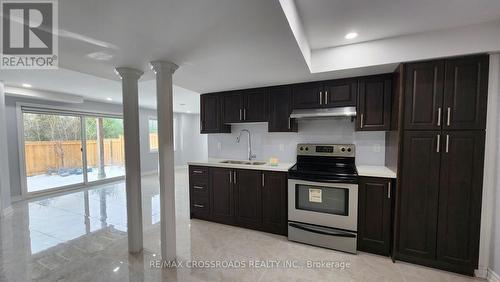 Bsmt - 215 Symington Avenue, Oshawa (Windfields), ON - Indoor Photo Showing Kitchen With Stainless Steel Kitchen With Double Sink