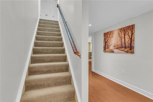 Freshly painted stairs to basement - 190 Annabelle Street, Hamilton, ON - Indoor Photo Showing Other Room