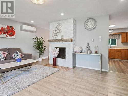 88 Woodleigh Street, Moncton, NB - Indoor Photo Showing Living Room With Fireplace