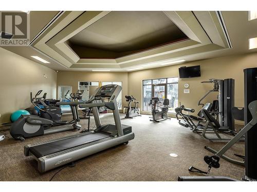 4380 Lakeshore Road Road Unit# Ph10, Kelowna, BC - Indoor Photo Showing Gym Room