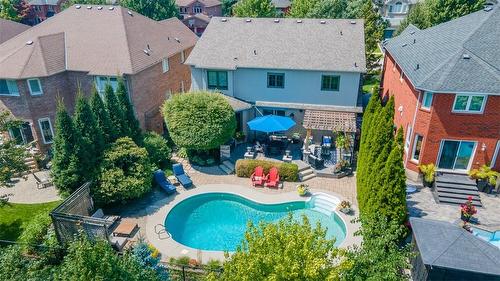 2185 Meadowland Drive, Oakville, ON - Outdoor With In Ground Pool