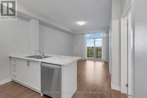 240 - 101 Shoreview Place, Hamilton (Stoney Creek), ON - Indoor Photo Showing Kitchen With Double Sink