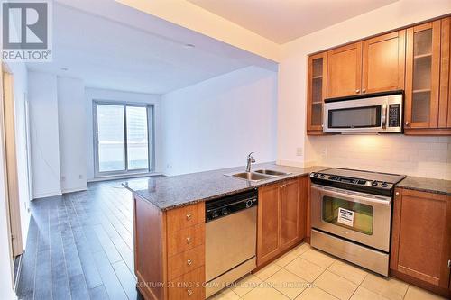 408 - 18 Holmes Avenue, Toronto (Willowdale East), ON - Indoor Photo Showing Kitchen With Stainless Steel Kitchen With Double Sink