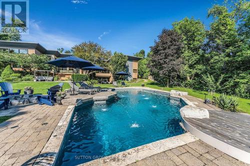 27 Elm Ridge Acres Road, Markham (Thornhill), ON - Outdoor With In Ground Pool