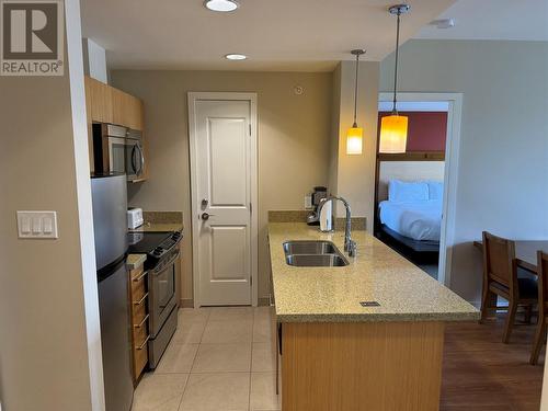 15 Park Place Unit# 405, Osoyoos, BC - Indoor Photo Showing Kitchen With Double Sink