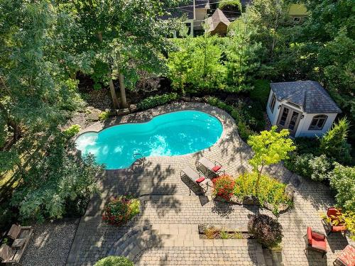 Photo aÃ©rienne - 1463 Rue François-P.-Bruneau, Saint-Bruno-De-Montarville, QC - Outdoor With In Ground Pool