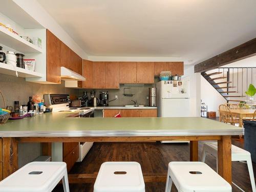 Cuisine - 5410 15E Avenue, Montréal (Rosemont/La Petite-Patrie), QC - Indoor Photo Showing Kitchen With Double Sink