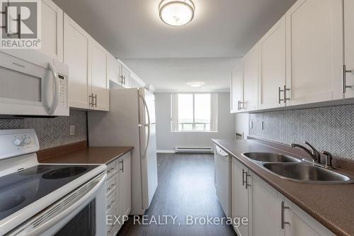 707 - 76 Baseline Road W, London, ON - Indoor Photo Showing Kitchen With Double Sink