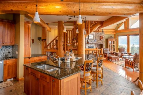 3700 Partridge Road, Naramata, BC - Indoor Photo Showing Kitchen With Double Sink