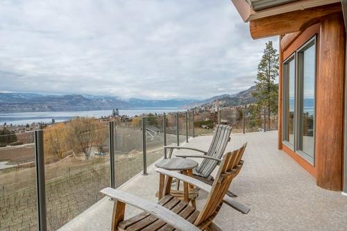 3700 Partridge Road, Naramata, BC - Outdoor With Body Of Water With Balcony With View