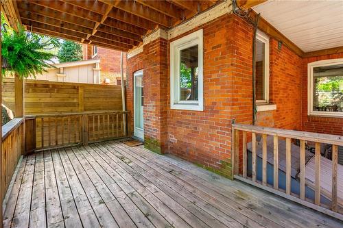 24 Bruce Street, Hamilton, ON - Outdoor With Deck Patio Veranda With Exterior