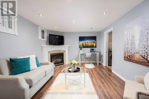 54 Berkshire Square, Brampton (Heart Lake East), ON - Indoor Photo Showing Living Room With Fireplace