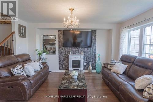 3 Cooke Avenue, Brantford, ON - Indoor Photo Showing Living Room With Fireplace