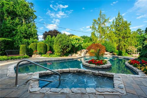 4014 Lantern Lane, Burlington, ON - Outdoor With In Ground Pool