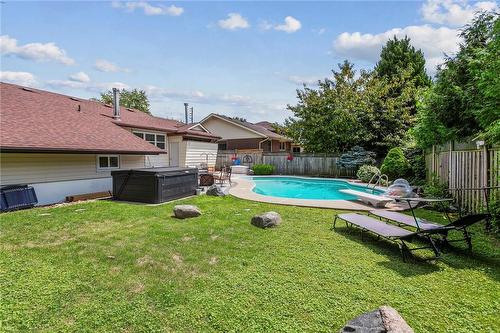 148 Boxley Road, Burlington, ON - Outdoor With In Ground Pool With Backyard