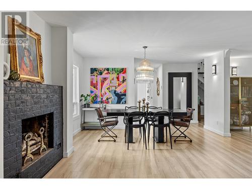 878 Hammer Avenue, Kelowna, BC - Indoor With Fireplace