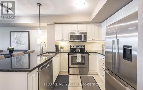 102 - 1045 Nadalin Heights, Milton (Willmott), ON - Indoor Photo Showing Kitchen With Stainless Steel Kitchen With Double Sink With Upgraded Kitchen