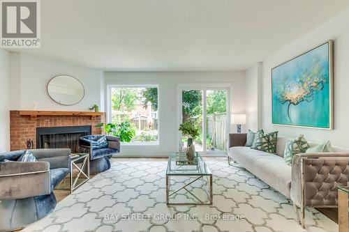 5027 Northern Lights Circle, Mississauga (Hurontario), ON - Indoor Photo Showing Living Room With Fireplace