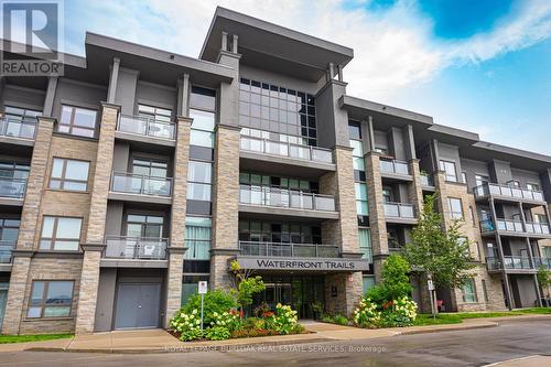 232 - 35 Southshore Crescent, Hamilton (Stoney Creek), ON - Outdoor With Balcony With Facade