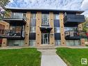 10416 86 Av Nw Nw, Edmonton, AB  - Outdoor With Balcony With Facade 