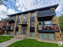 10416 86 Av Nw Nw, Edmonton, AB  - Outdoor With Balcony With Facade 