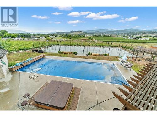 1720 Morrison Road, Kelowna, BC - Outdoor With In Ground Pool With View