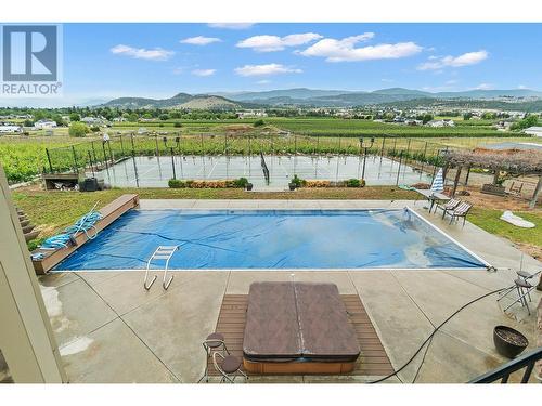 1720 Morrison Road, Kelowna, BC - Outdoor With In Ground Pool With View